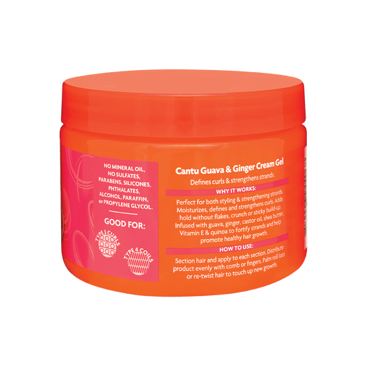 Cantu Gel Capillaire Cantu - Gel définition de boucles à la goyave "Guava style and strengthen cream gel" - 340g