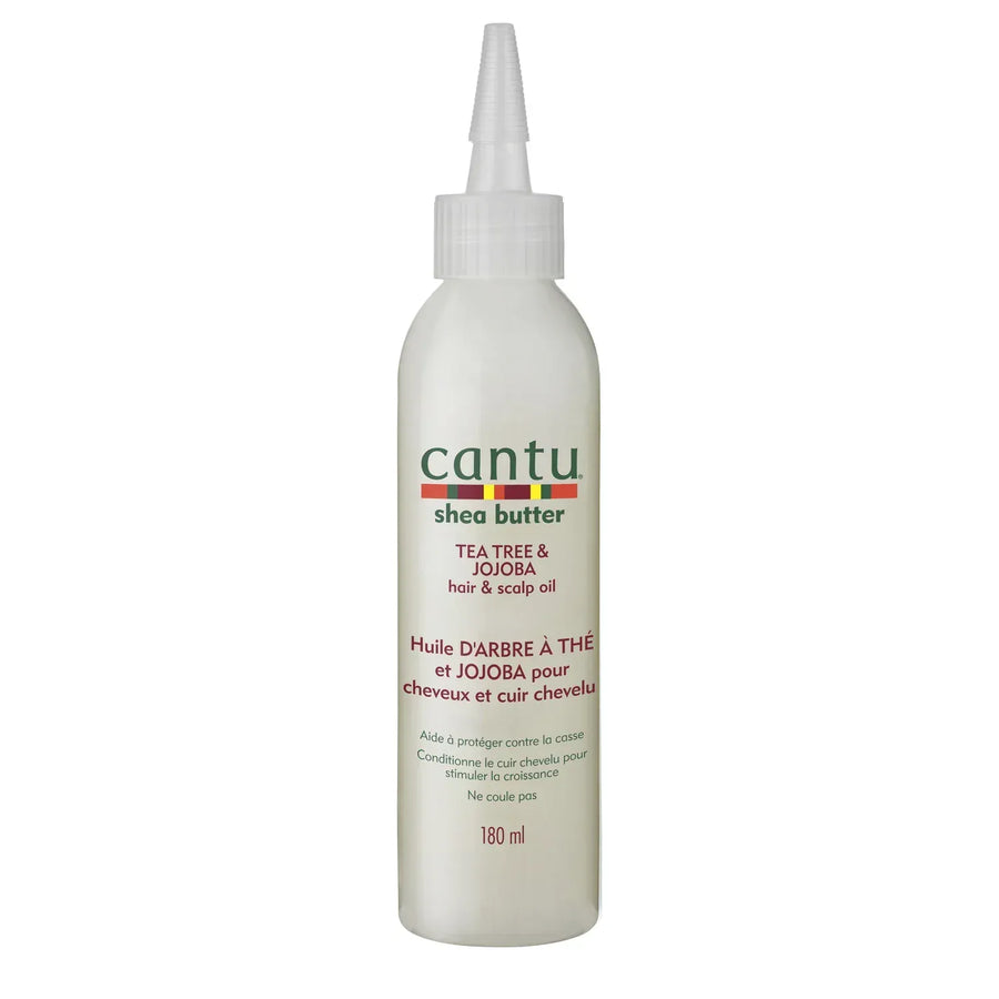 Cantu - Shea Butter - Huile pour cheveux & cuir chevelu "Tea Tree & Jojoba" - 180ml - Cantu - Ethni Beauty Market