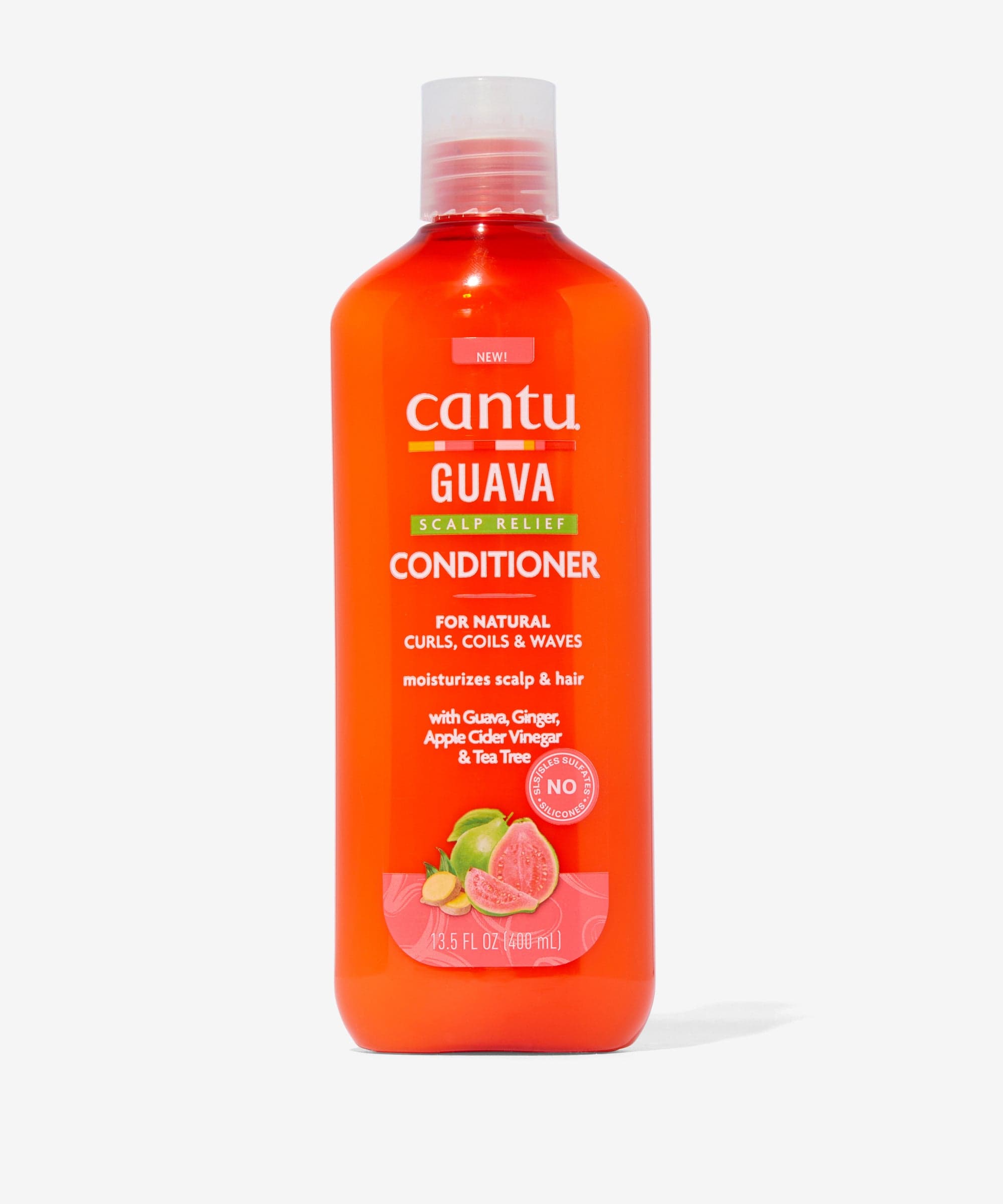 Pré-Shampoing Cantu Guava Ginger 180 ml Exfoliant Capillaire