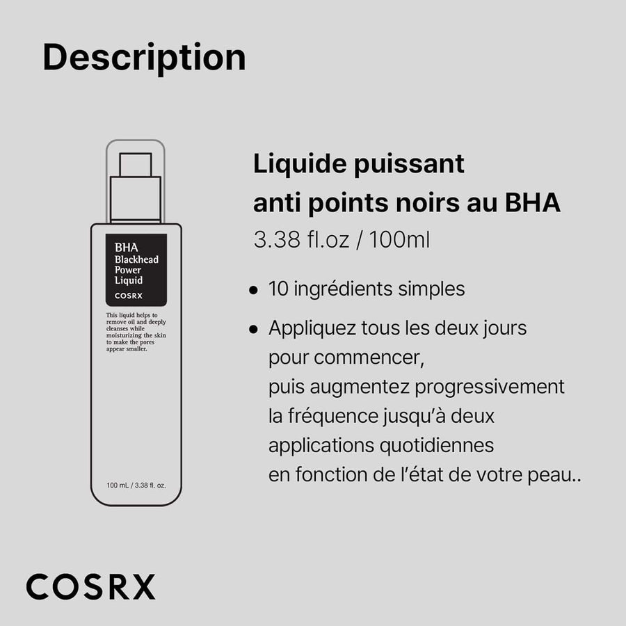 COSRX - Blackhead exfoliating lotion with BHA "Blackhead Power Liquid" - 100ml - COSRX - Ethni Beauty Market