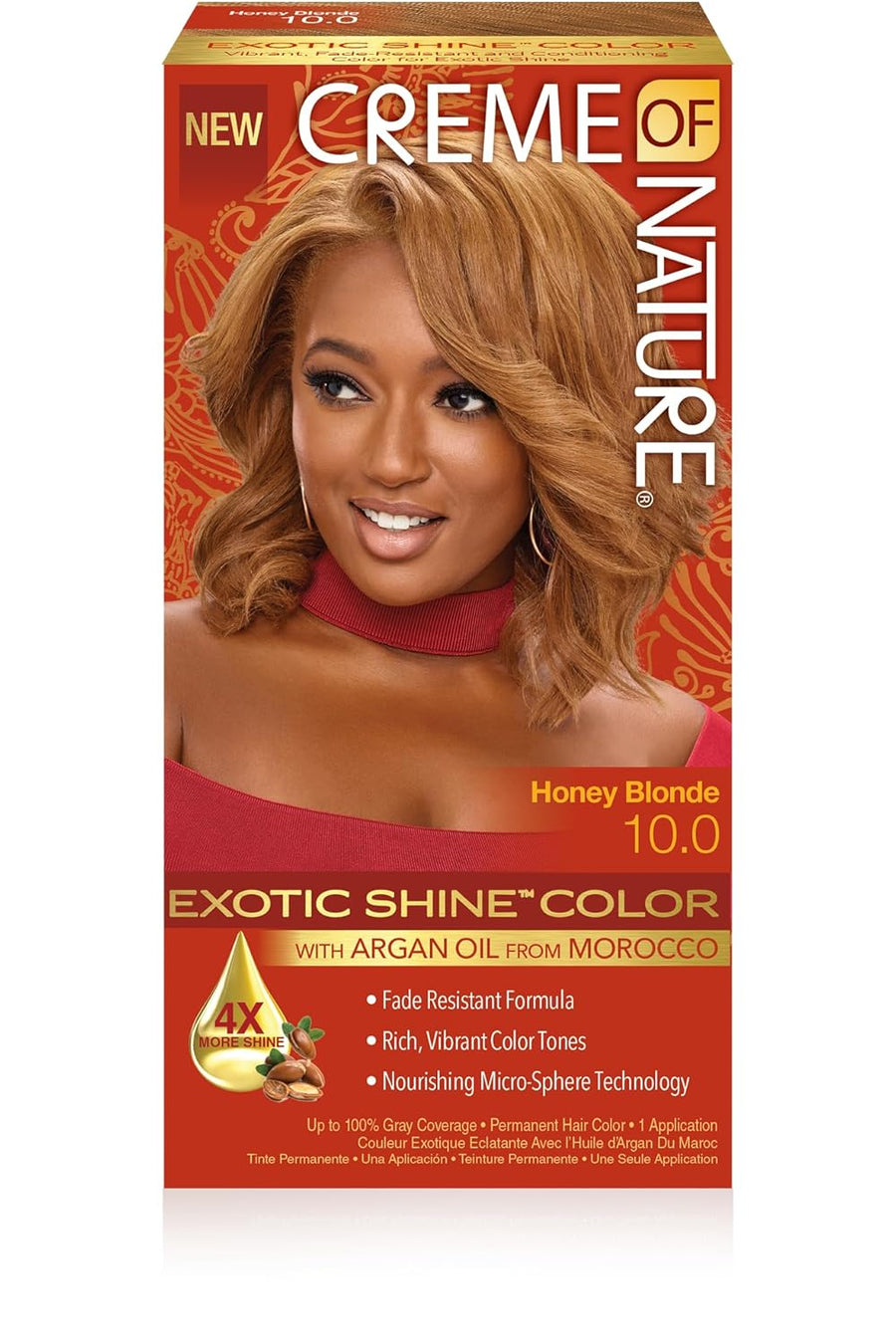 Creme of Nature - Coloration permanente à l'huile d'argan (Exotic shine color) - 150g - Creme of Nature - Ethni Beauty Market