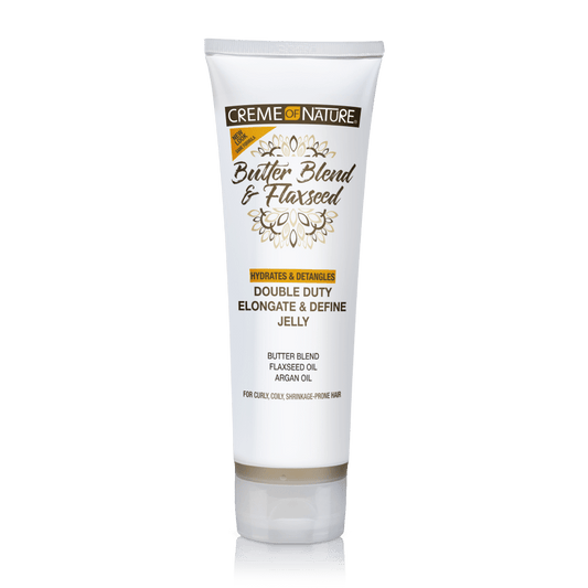 Creme of Nature Dual-Purpose Lengthening & Defining Gel, Butter & Flaxseed Blend 236ml - Creme of Nature - Ethni Beauty Market