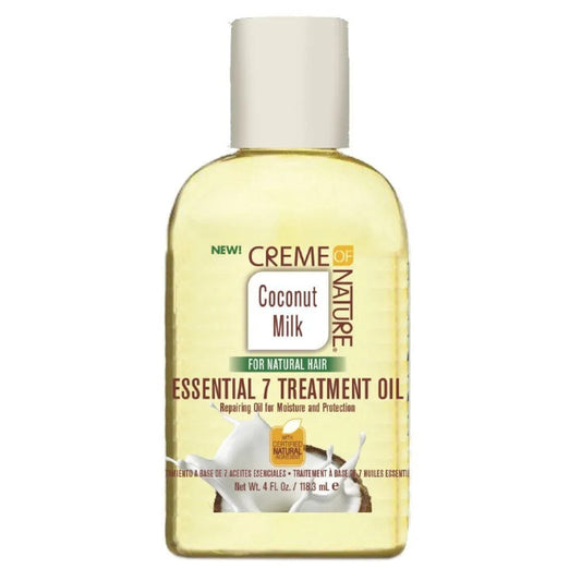 Creme Of Nature - Lait de coco pour cheveux naturels (Essential 7 Treatment Oil) - 118 ML - Creme of nature - Ethni Beauty Market
