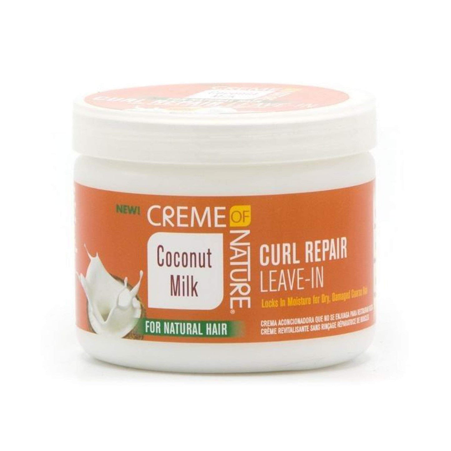 Creme Of Nature - Leave-in repair cream for curls coconut milk (Curl repair leave in) - 326g - Creme of nature - Ethni Beauty Market