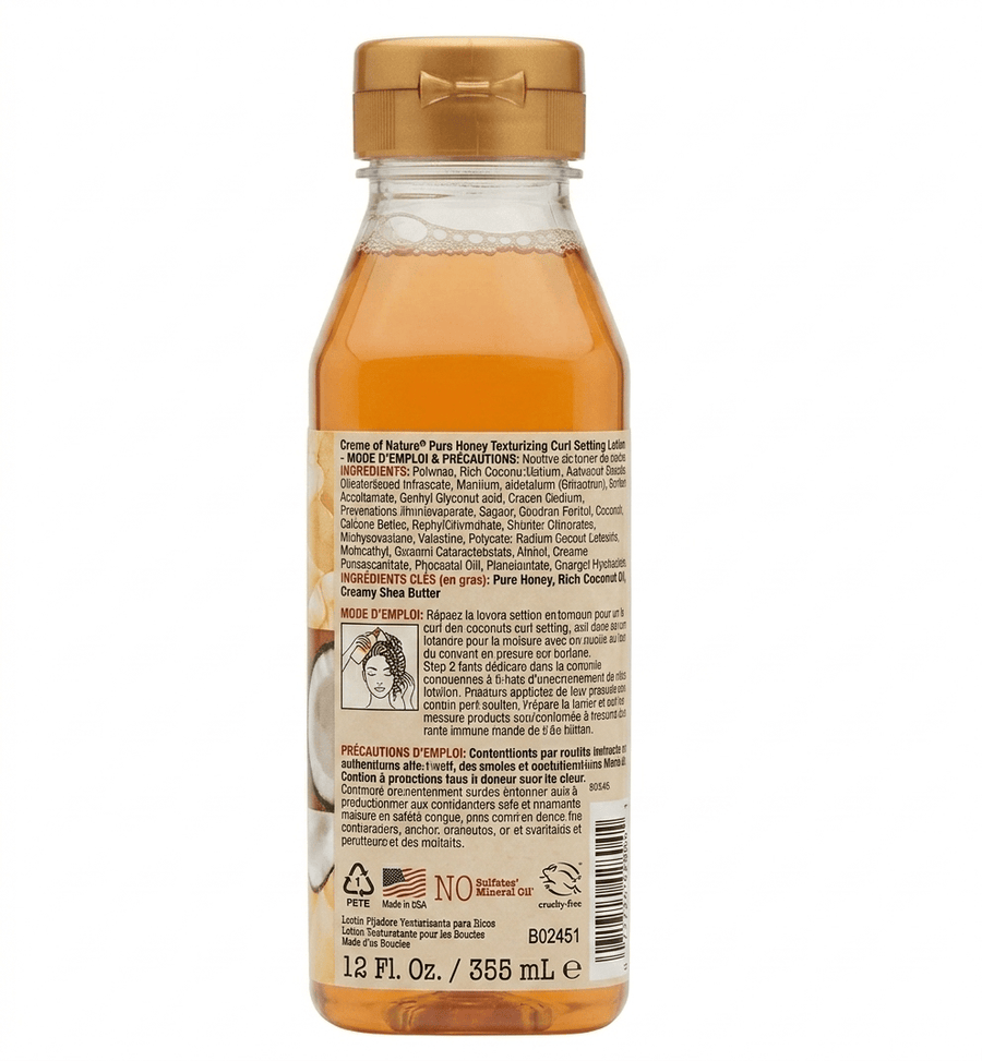 Creme of Nature - Lotion texturisante pour les boucles - Texturizing Curl Setting Lotion - 355ml - Creme of Nature - Ethni Beauty Market