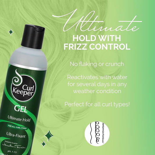 Curl Keeper - Gel activateur de boucles " Gel Frizz Control" - 240ml - Curl Keeper - Ethni Beauty Market