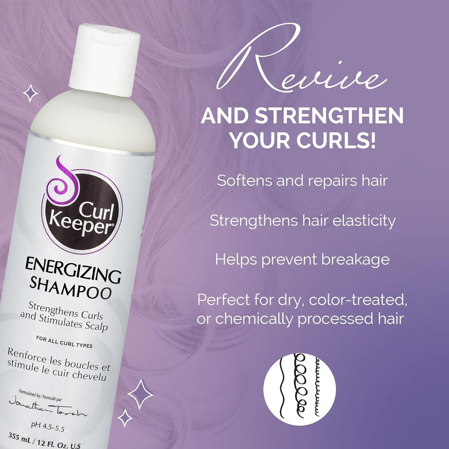 Curl Keeper - Shampoing "energizing" - 355ml - Curl Keeper - Ethni Beauty Market