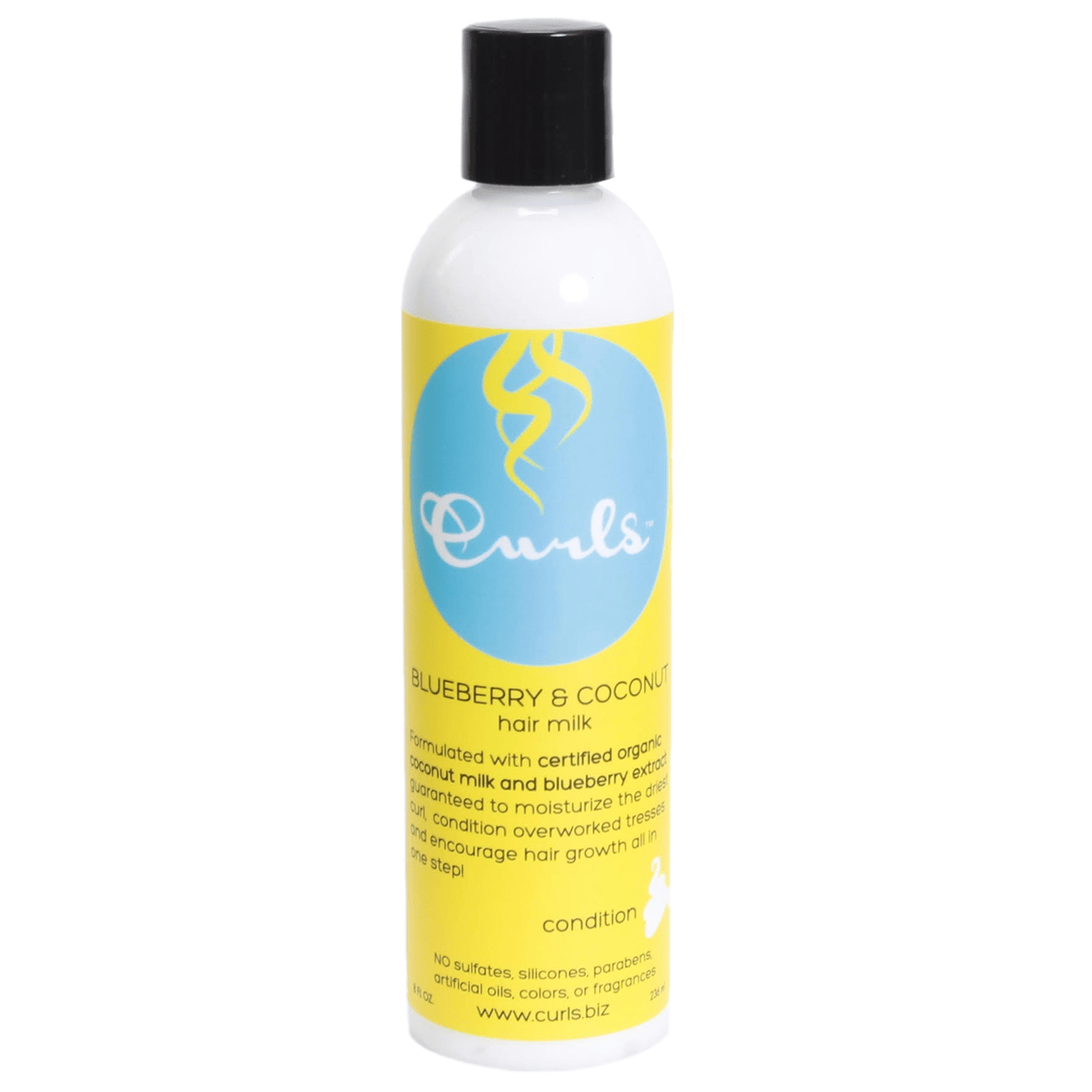 Curls - Lait capillaire blueberry & coconut - 236ml - Curls - Ethni Beauty Market