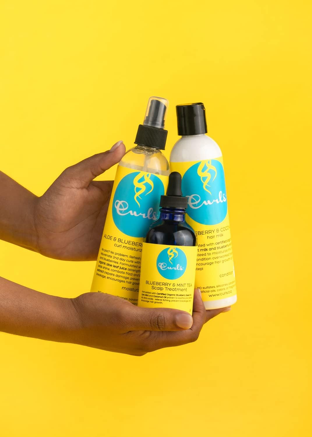 Curls - Lait capillaire blueberry & coconut - 236ml - Curls - Ethni Beauty Market