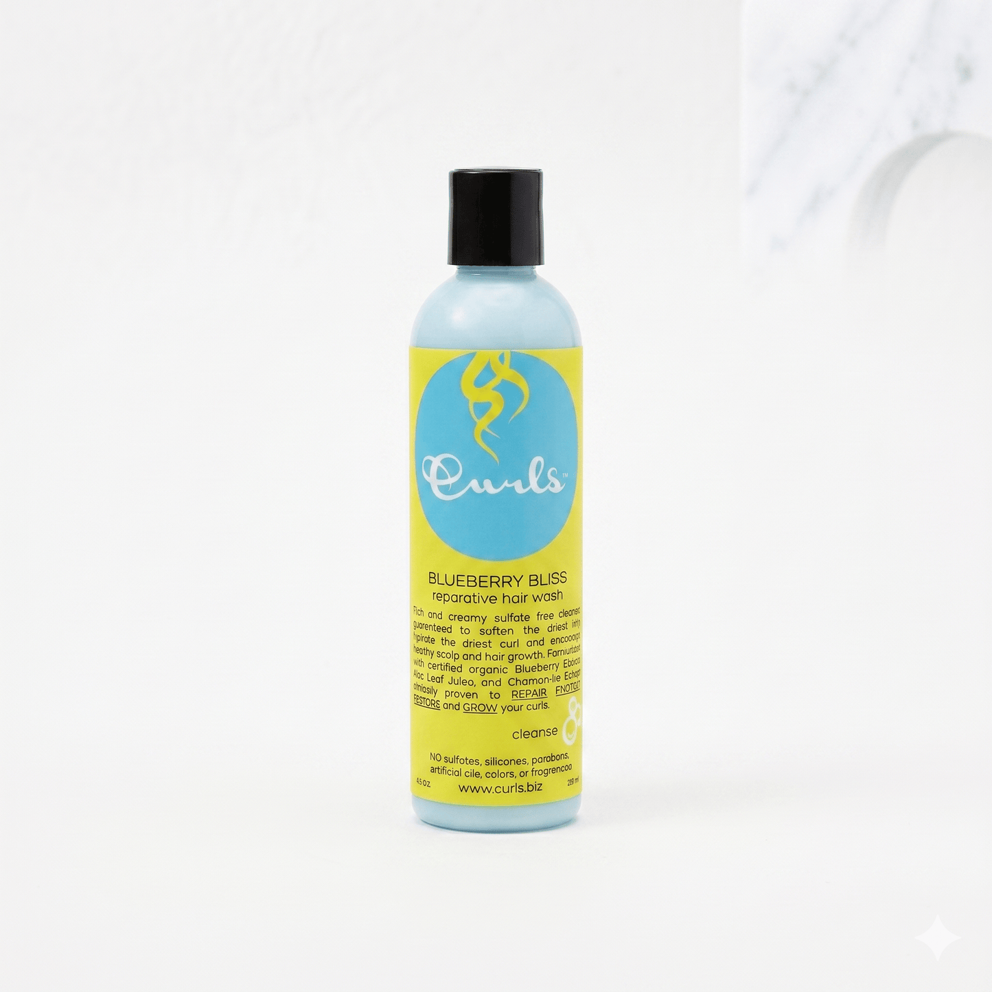 Curls - "Blueberry Bliss" Repairing Cleansing Care 236ml - Curls - Ethni Beauty Market