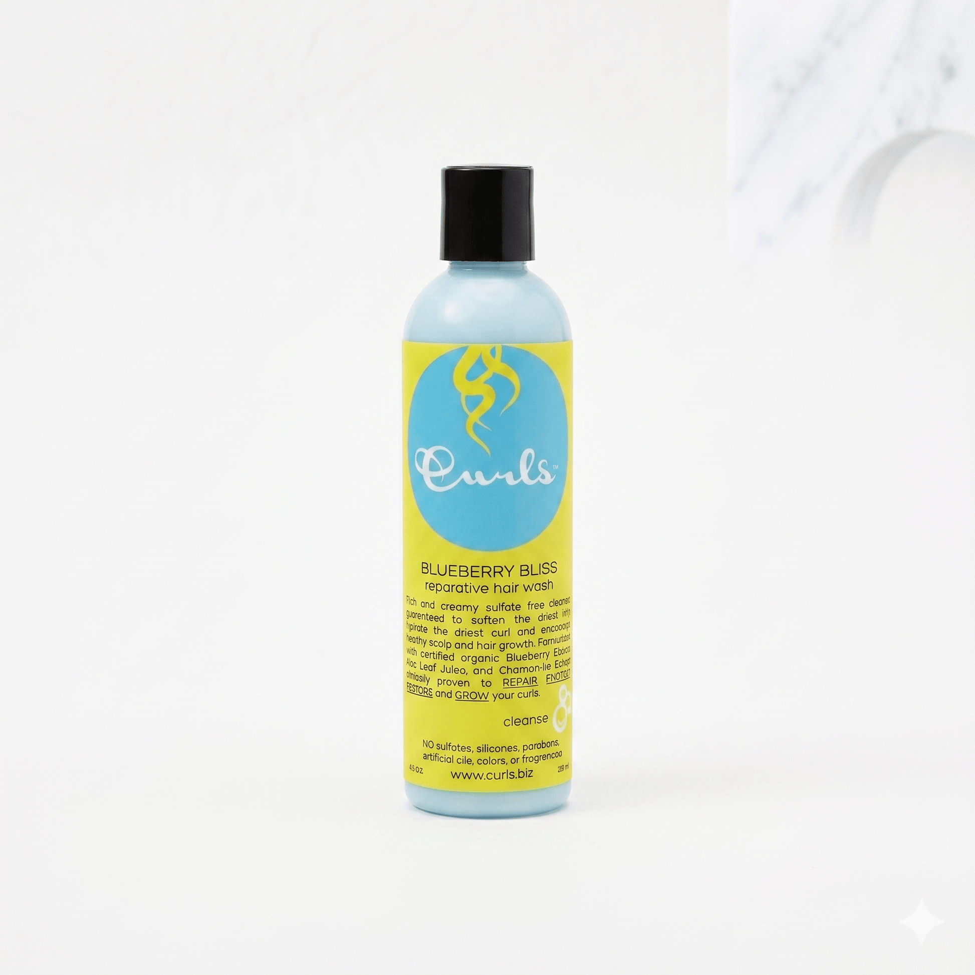 Curls - "Blueberry Bliss" Repairing Cleansing Care 236ml - Curls - Ethni Beauty Market