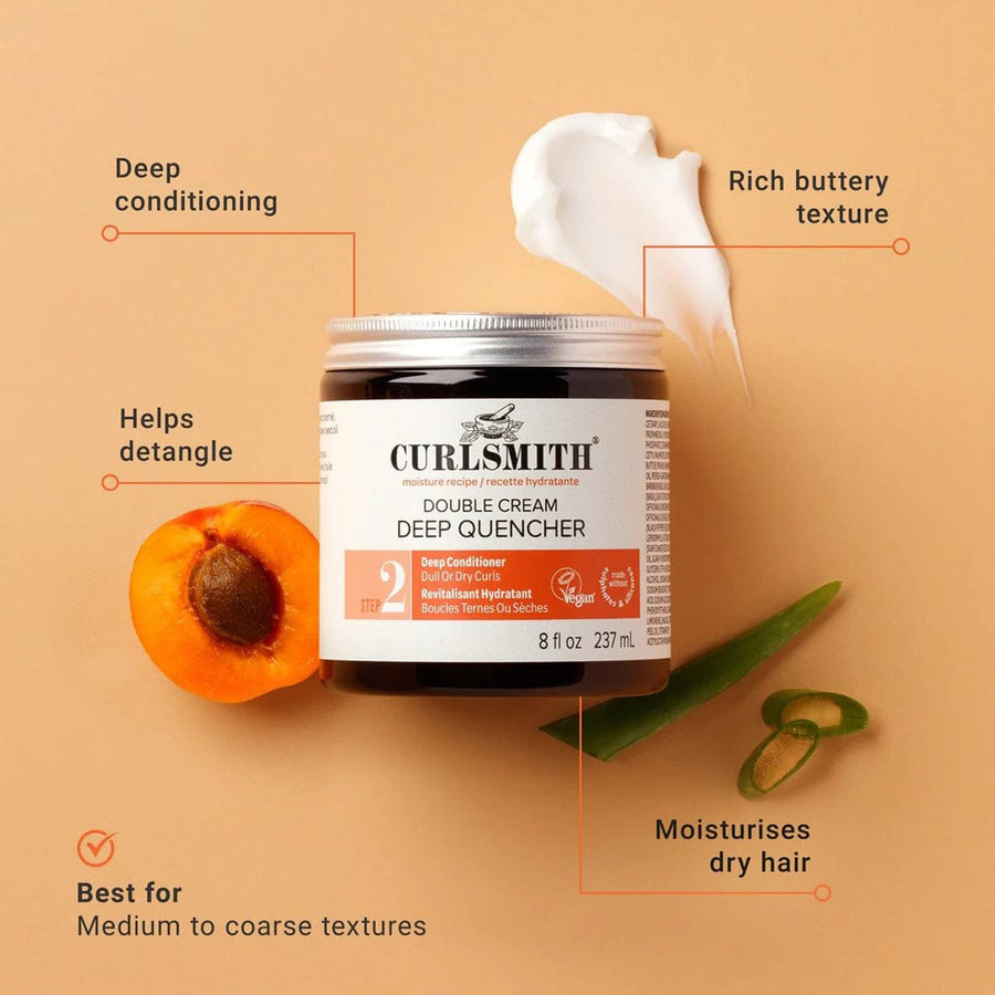 CURLSMITH - Soin nourrissant intense "Double Cream Deep Quencher" 237ml - Curlsmith - Ethni Beauty Market