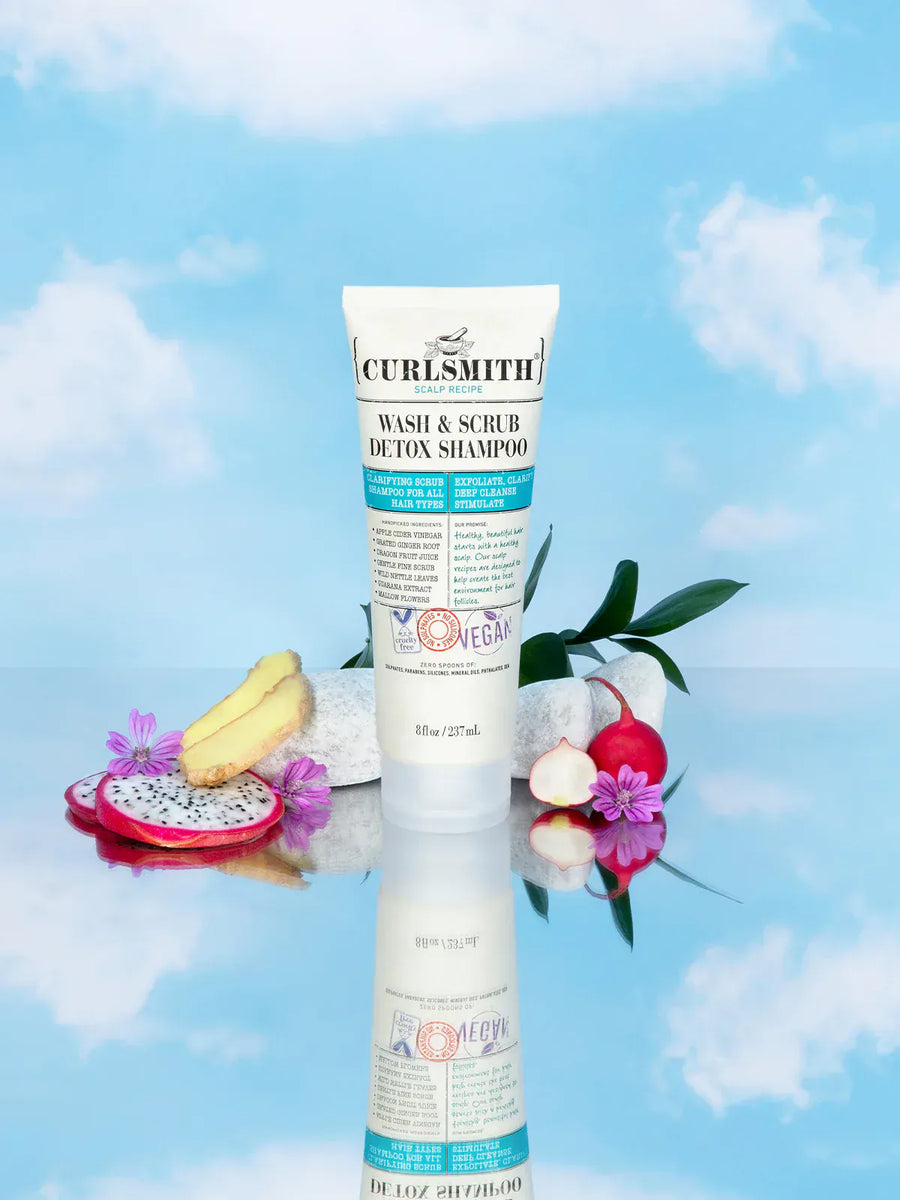 CURLSMITH - Shampoing exfoliant "Wash & Srub" - 237ml - Curlsmith - Ethni Beauty Market