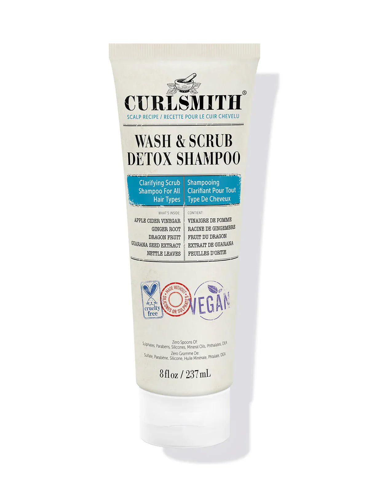 CURLSMITH - Shampoing exfoliant "Wash & Srub" - 237ml - Curlsmith - Ethni Beauty Market
