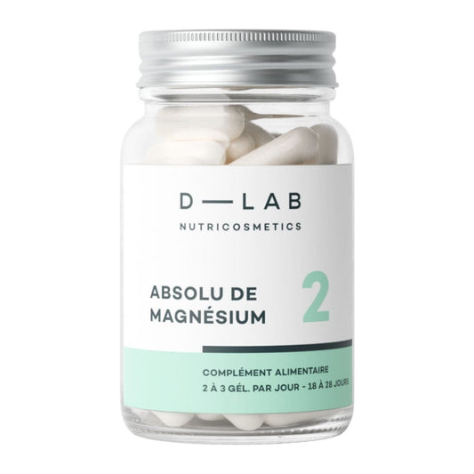 D-Lab - Complément alimentaire "absolu de magnesium" - (1 mois) - D-Lab Nutricosmetics - Ethni Beauty Market