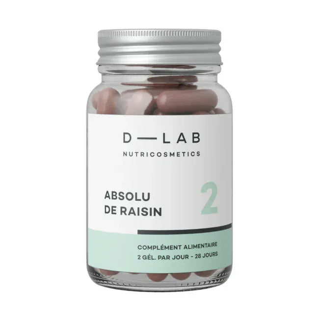 D-Lab Nutricosmetics - Complément alimentaire "absolu de raisin" - (1 mois) - D-Lab Nutricosmetics - Ethni Beauty Market