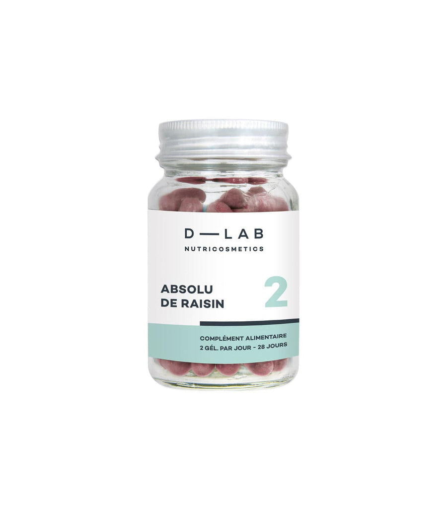 D-Lab Nutricosmetics - Complément alimentaire "Absolu de Raisin" - (1 mois) - D-Lab Nutricosmetics - Ethni Beauty Market