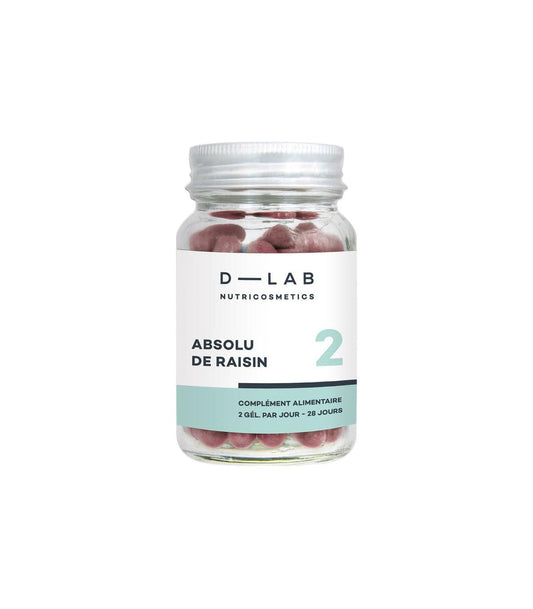 D-Lab Nutricosmetics - "Grape Absolute" Food Supplement - (1 month) - D-Lab Nutricosmetics - Ethni Beauty Market