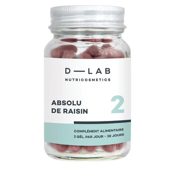D-Lab Nutricosmetics - Complément alimentaire "Absolu de Raisin" - (1 mois) - D-Lab Nutricosmetics - Ethni Beauty Market