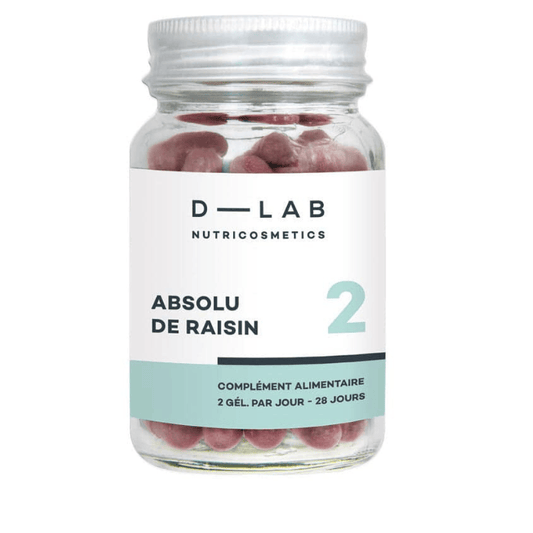 D-Lab Nutricosmetics - "Grape Absolute" Food Supplement - (1 month) - D-Lab Nutricosmetics - Ethni Beauty Market