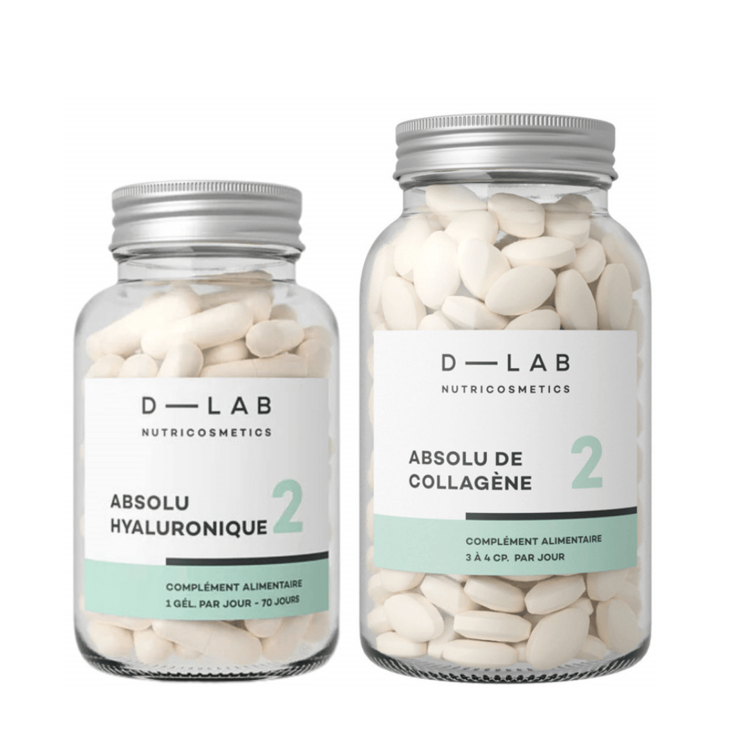 D-Lab Nutricosmetics Complément alimentaire D-Lab Nutricosmetics - Complément Alimentaire Duo Nutrition-Absolu Collagène & Acide Hyaluronique