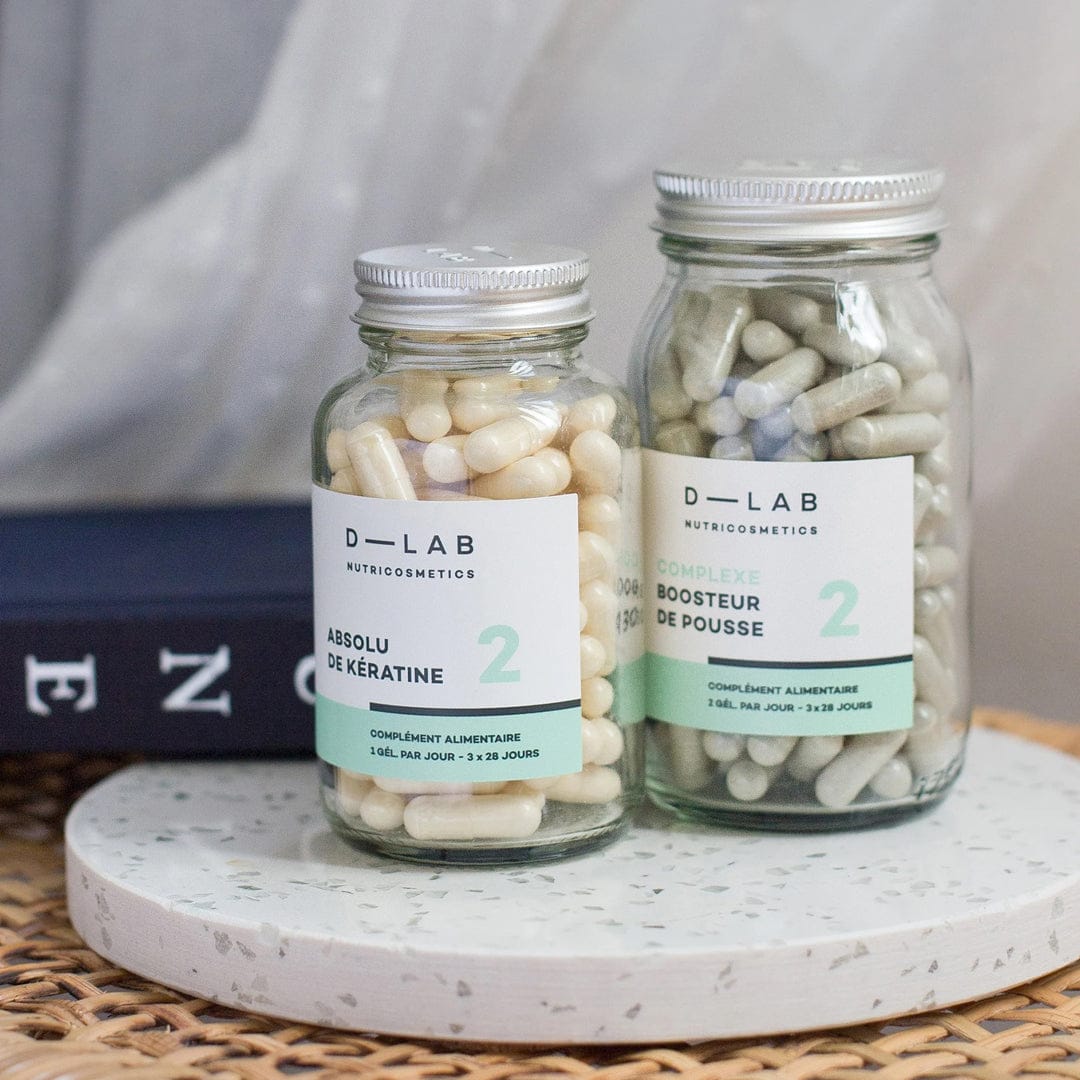 D-Lab Nutricosmetics - Duo de Compléments Alimentaires "nutrition-capillaire 3 mois" - D-Lab Nutricosmetics - Ethni Beauty Market