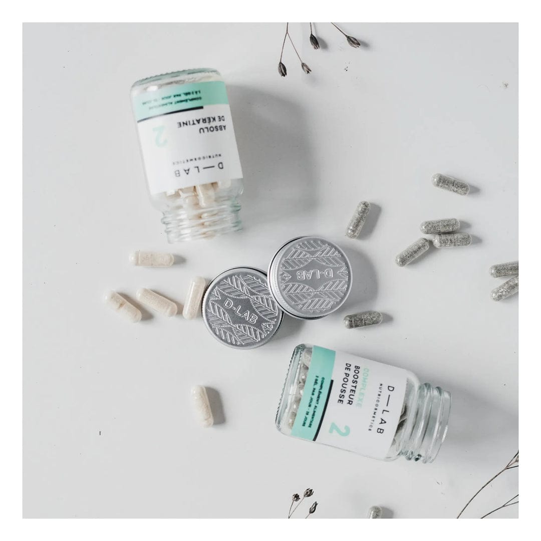 D-Lab Nutricosmetics - Duo de Compléments Alimentaires "nutrition-capillaire 3 mois" - D-Lab Nutricosmetics - Ethni Beauty Market