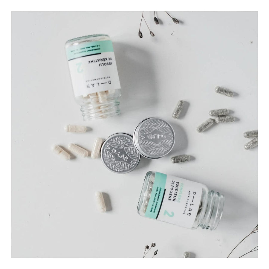 D-Lab Nutricosmetics - Duo de Compléments Alimentaires "Nutrition-Capillaire" - 3 mois - D-Lab Nutricosmetics - Ethni Beauty Market