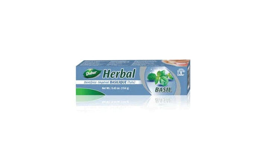 Dabur - Herbal Au basilic 100ml (Toothpaste - Basil) (Collection Anti-gaspi) - Dabur - Ethni Beauty Market