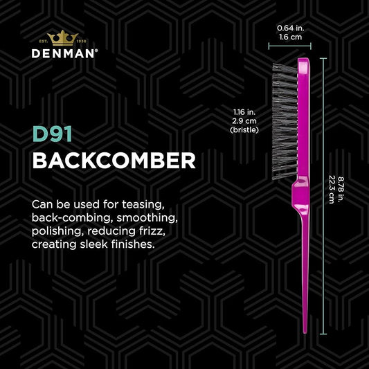 Denman - Brosse à Crêper/Brosse classique pour la Coiffure "the backomber " D91 - Denman - Ethni Beauty Market