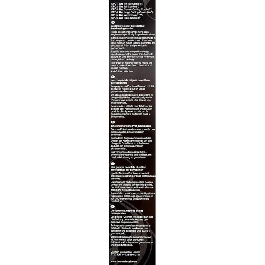 Denman - Peigne à dents serrées "Precision Waver Comb DPC5" - 30g Plusieurs coloris - Denman - Ethni Beauty Market