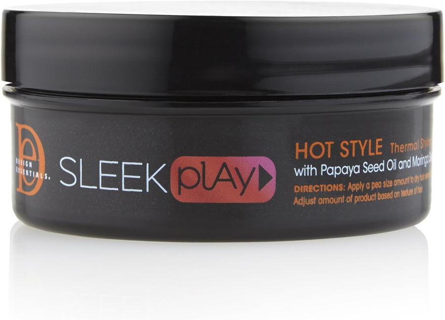 Design Essentials - Sleek Play - "Hot style" moisture and heat protection cream - 75ml - Design Essentials - Ethni Beauty Market