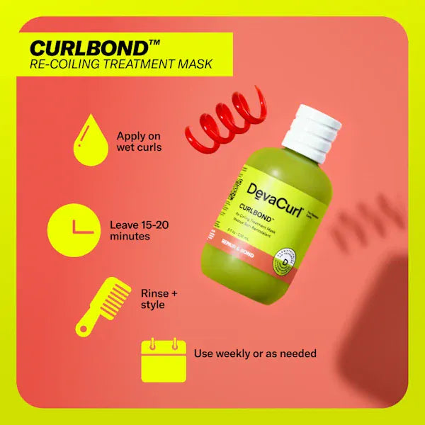 Devacurl - Curlbond Masque Capillaire Remodelant "Treatement Mask" 236ml - Devacurl - Ethni Beauty Market