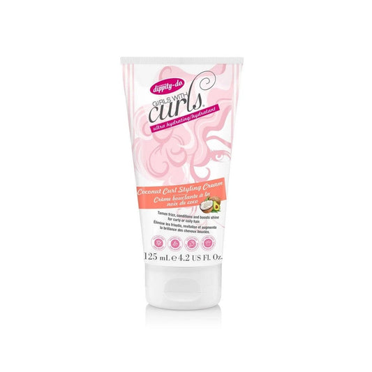 Dippity Do Girls - Whith Curls Coconut - Crème Coiffante Pour Boucles "Curls Styling Cream" - 125 ml - Dippity - Ethni Beauty Market