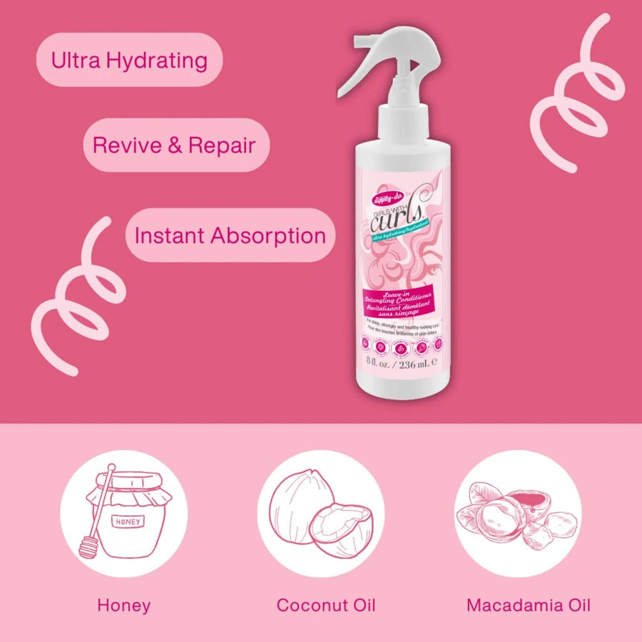 Dippity Do Girls with Curls - Démêlant sans rinçage "Laeve In Detangling conditioner" - 236ml - Dippity - Ethni Beauty Market