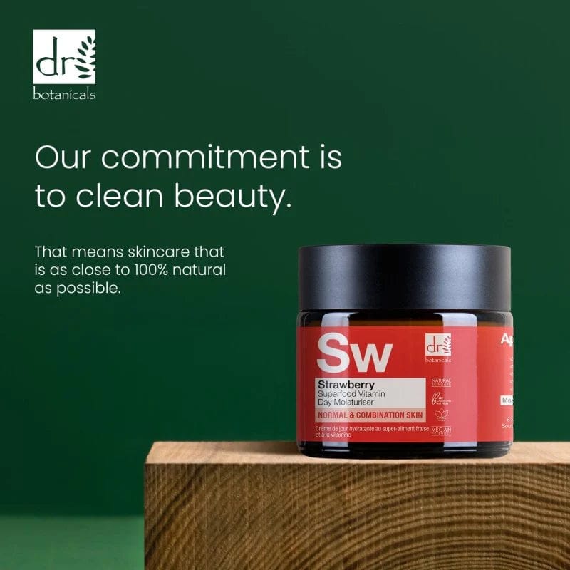 Dr Botanicals - Crème hydratante de jour aux vitamines et aux superaliments SW Strawberry 60ml - Dr Botanicals - Ethni Beauty Market