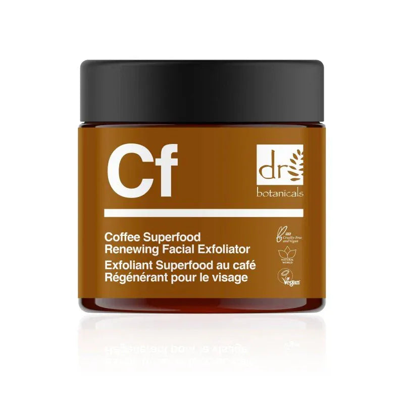 Dr Botanicals - Regenerating facial scrub with superfoods Cf Coffee 60ml - Dr Botanicals - Ethni Beauty Market
