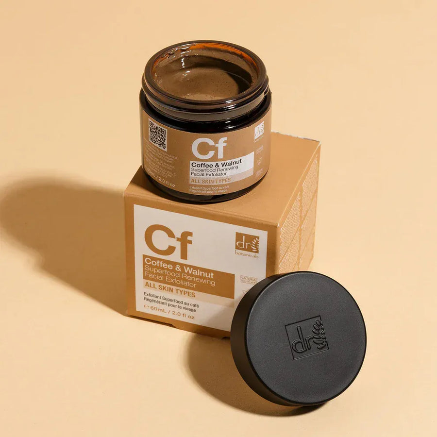 Dr Botanicals - Regenerating facial scrub with superfoods Cf Coffee 60ml - Dr Botanicals - Ethni Beauty Market