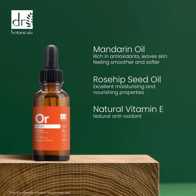 Dr Botanicals Orange Gold Repairing Face Serum 30ml - Dr Botanicals - Ethni Beauty Market