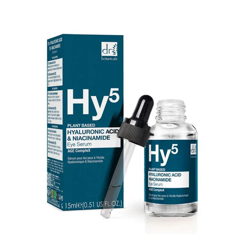 Dr Botanicals Sérum pour les yeux à l'acide hyaluronique et à la niacinamide Hy5 15 ml - Dr Botanicals - Ethni Beauty Market