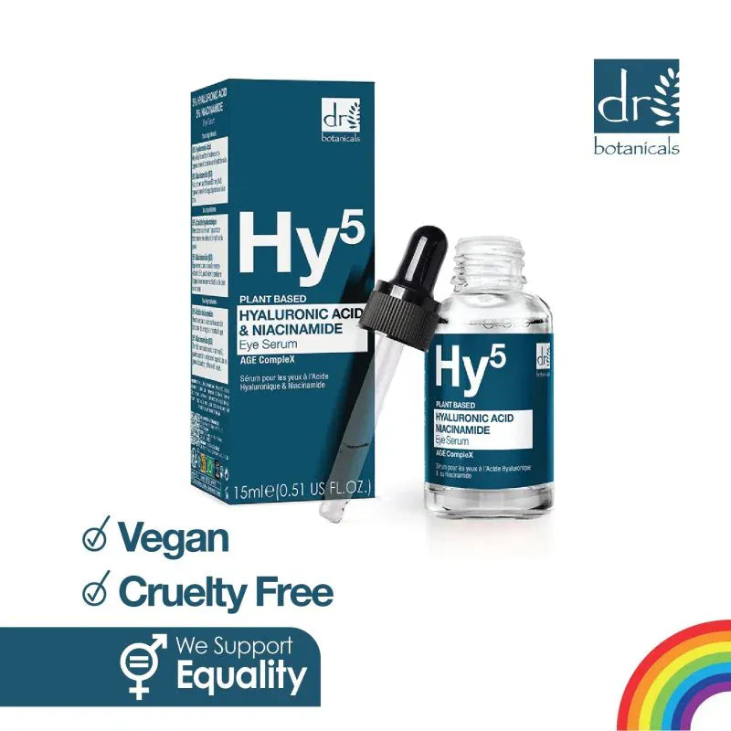 Dr Botanicals Sérum pour les yeux à l'acide hyaluronique et à la niacinamide Hy5 15 ml - Dr Botanicals - Ethni Beauty Market