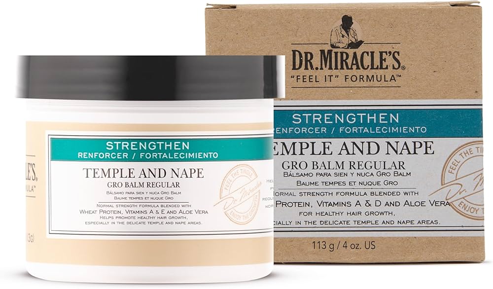 Dr Miracle's - Baume Tempe & Nuque - Temple & Nape Gro Balm "super / regular" - 113g - Dr Miracle's - Ethni Beauty Market