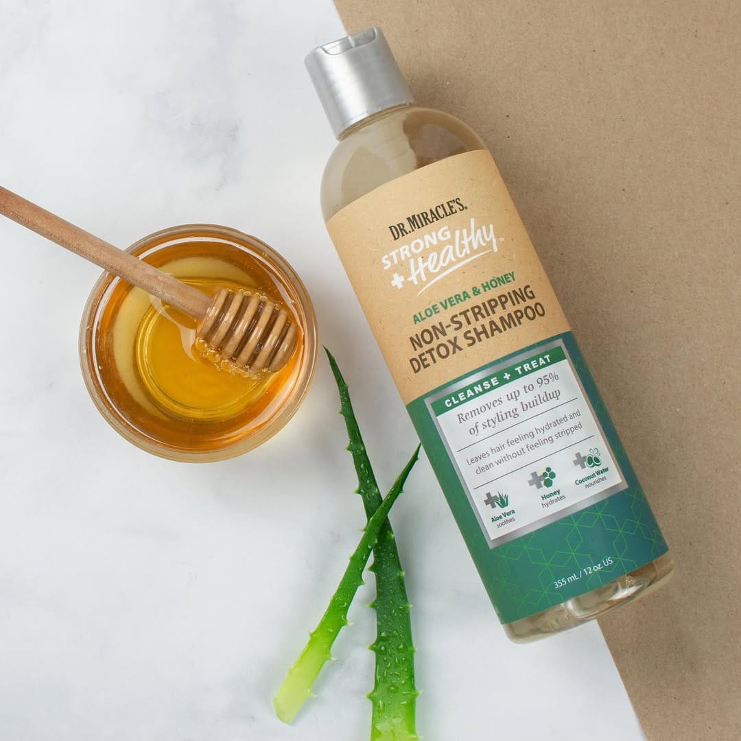 Dr Miracle's - Strong + Healthy - Shampoing détoxifiant Non-stripping - 355 ml - Dr Miracle's - Ethni Beauty Market