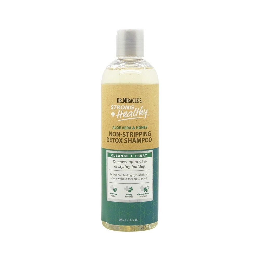 Dr Miracle's - Strong + Healthy - Shampoing détoxifiant Non-stripping - 355 ml - Dr Miracle's - Ethni Beauty Market