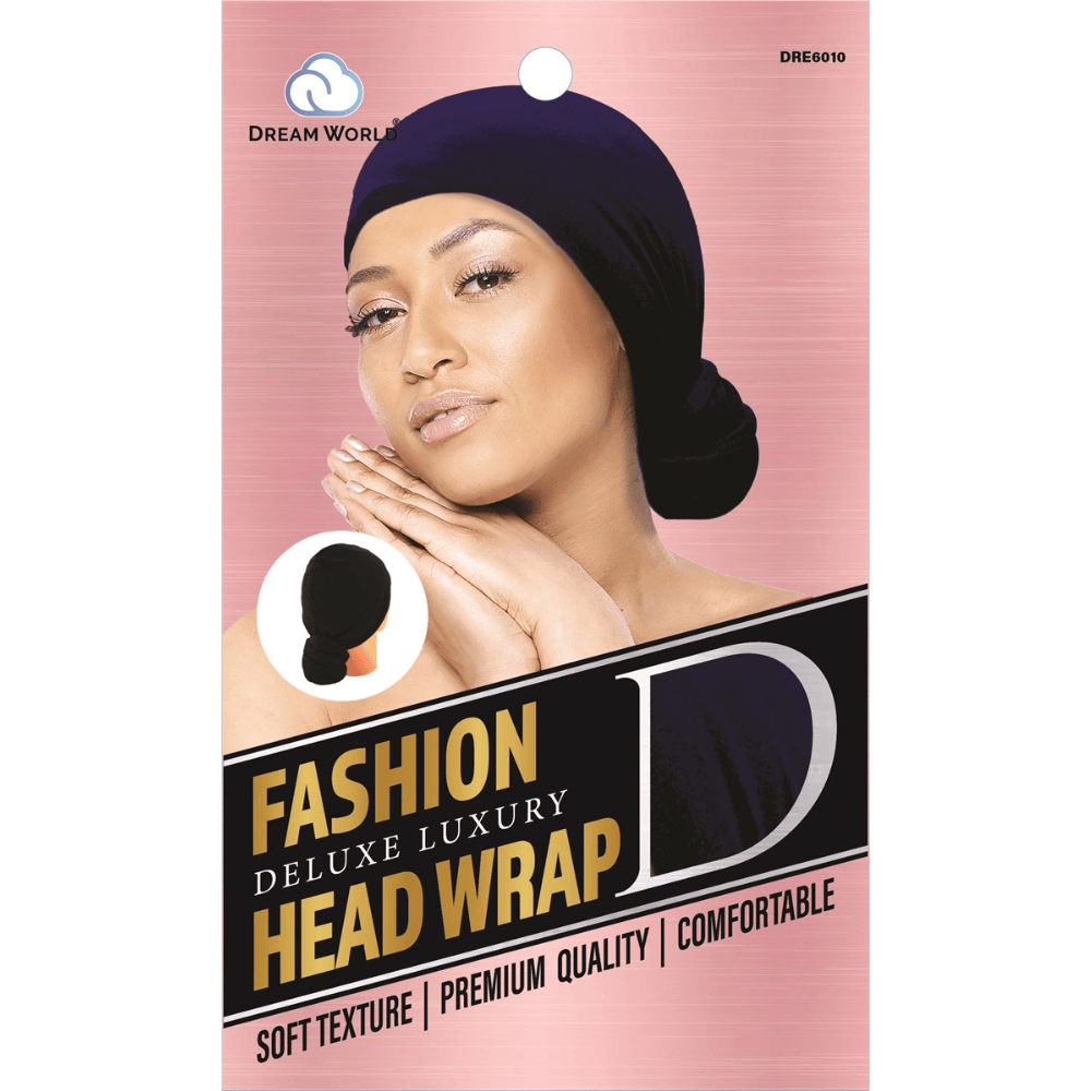 Dream World - Bandeau Cheveux Femme - Taille Unique - DRE6010 (Couleur Bleu Marine) - Dream World - Ethni Beauty Market