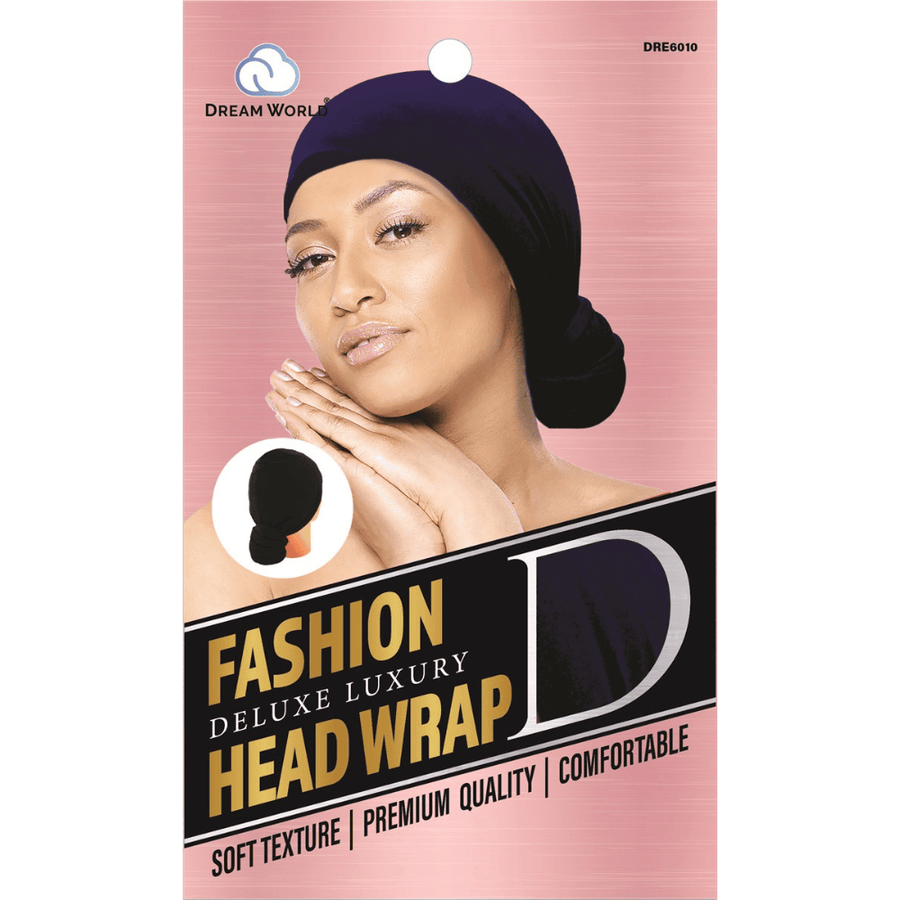 Dream World - Bandeau Cheveux Femme - Taille Unique - DRE6010 (Couleur Bleu Marine) - Dream World - Ethni Beauty Market