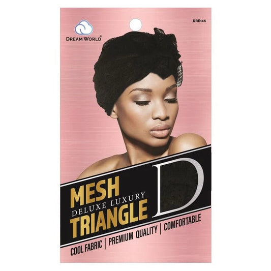 Dream World - Bandeau Cheveux W-Mesh Triangle noir - Taille unique - DRE145 - Dream World - Ethni Beauty Market