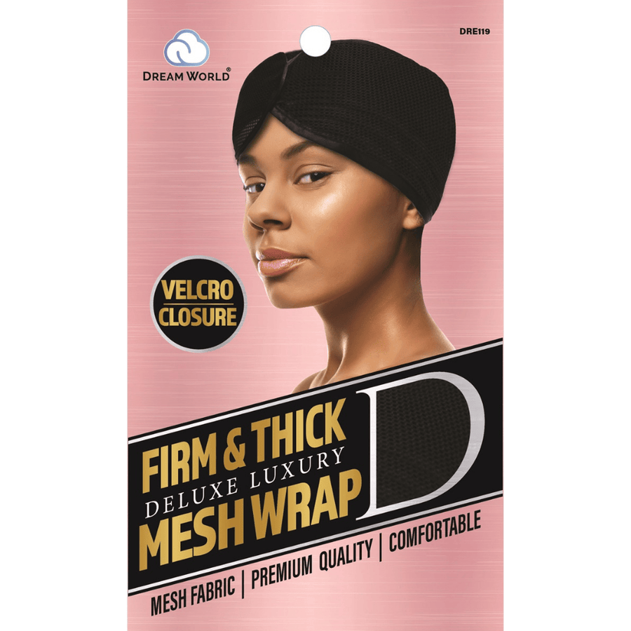 Dream World - Firm & thick black W-Mesh hair band - One size - DRE119 - Dream World - Ethni Beauty Market