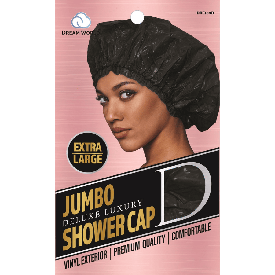 Dream World - Bonnet de Douche Jumbo Black - DRE109B - Dream World - Ethni Beauty Market