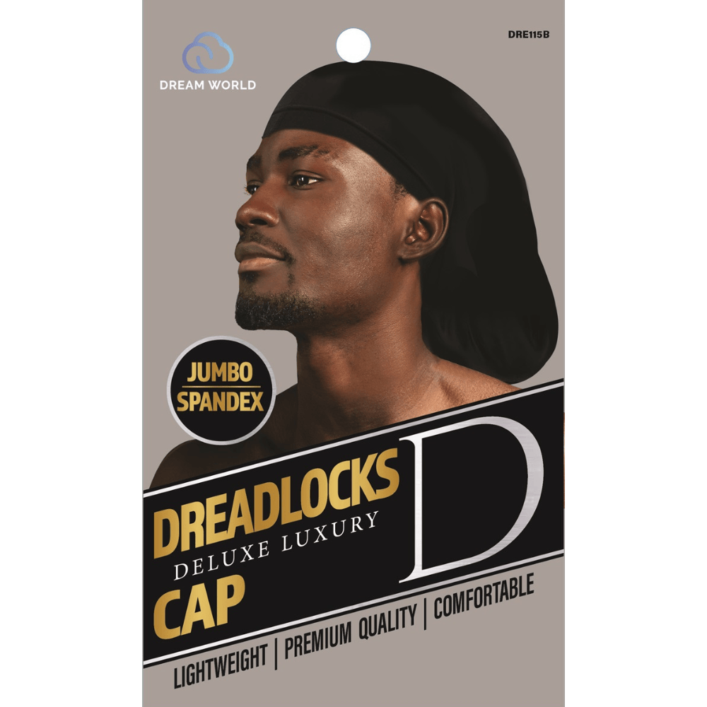 Dream World - Bonnet Dreadlocks satin noir - Taille unique - DRE115B - Dream World - Ethni Beauty Market
